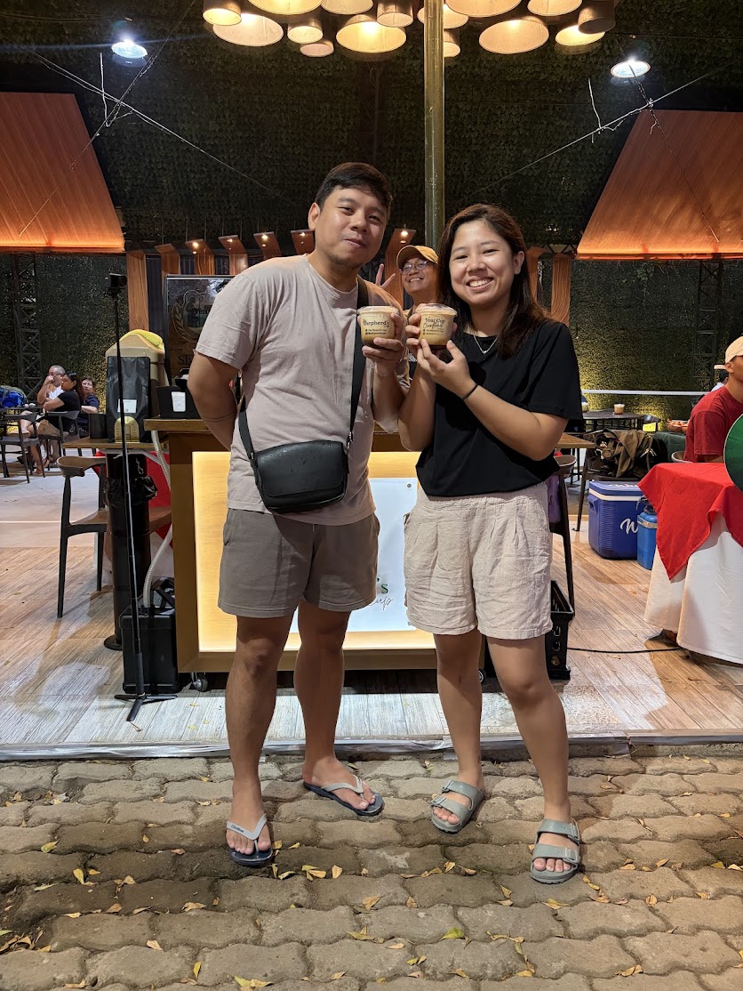 The Shepherd's Cup cart with illuminated branded signage at Country Village Hotel Bazaar